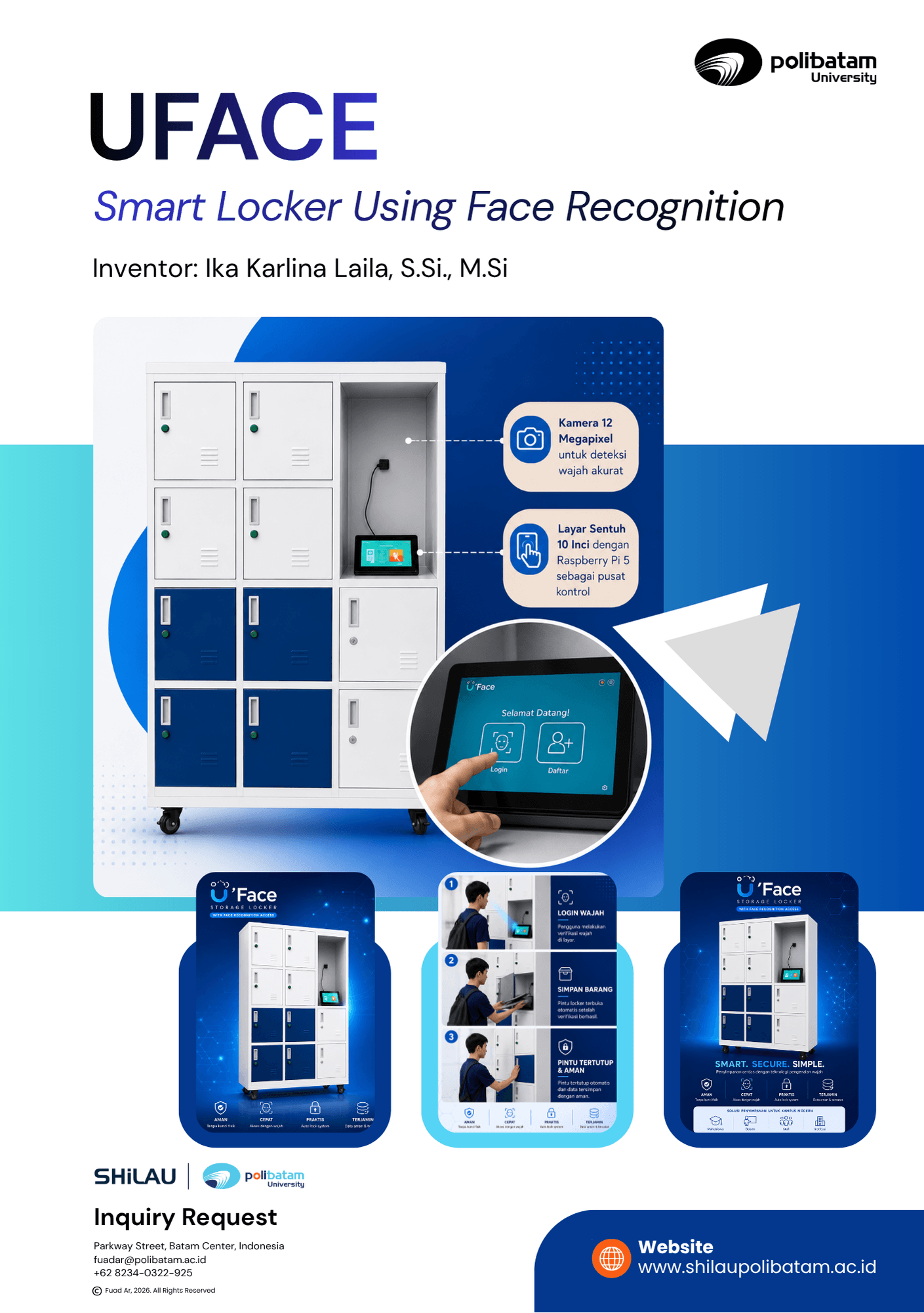 UFACE - Smart Locker Using Face Recognition