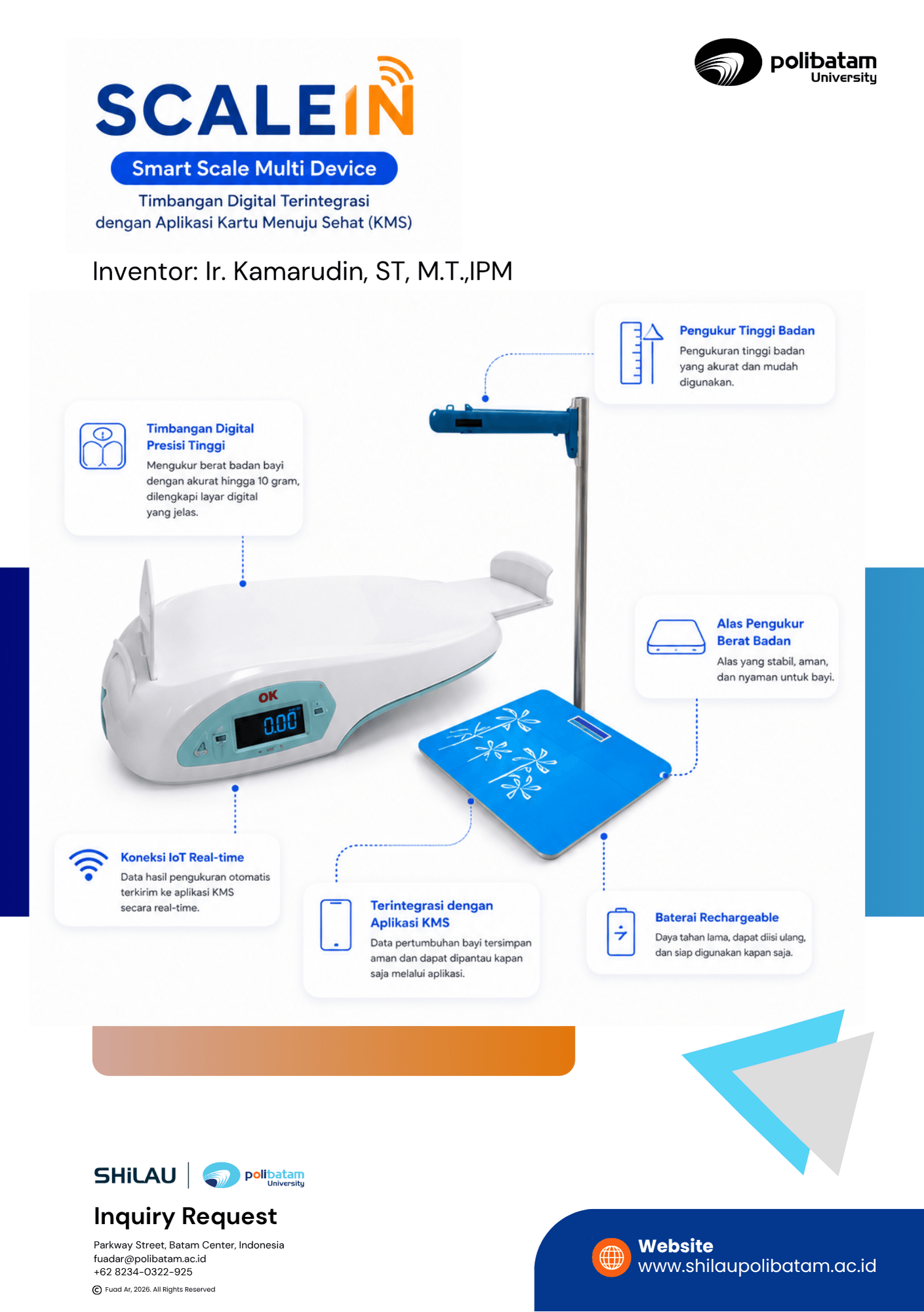 Scale In – Timbangan Digital Terintegrasi Kartu Menuju Sehat (KMS) untuk Monitoring Pertumbuhan Anak