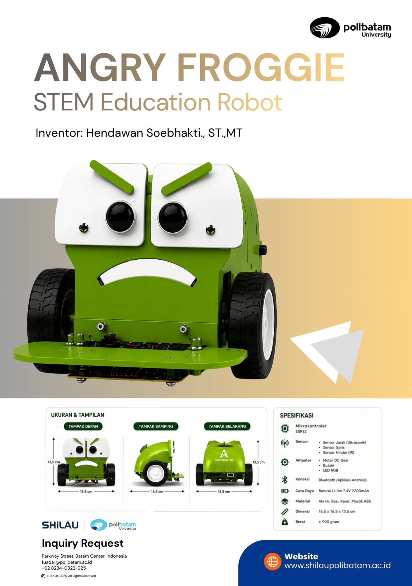 Angry Froggie - STEM Education Robot
