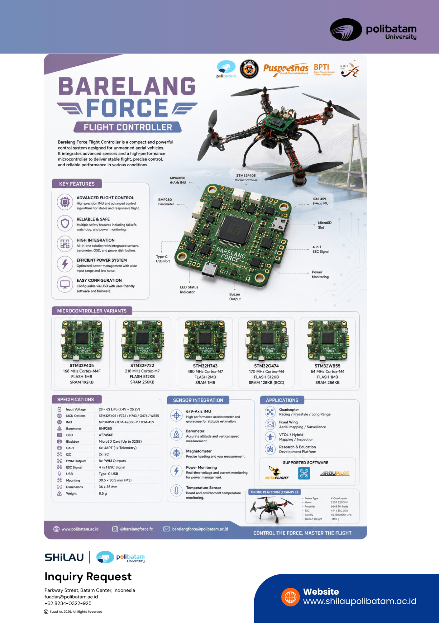 Barelang Force Flight Controller