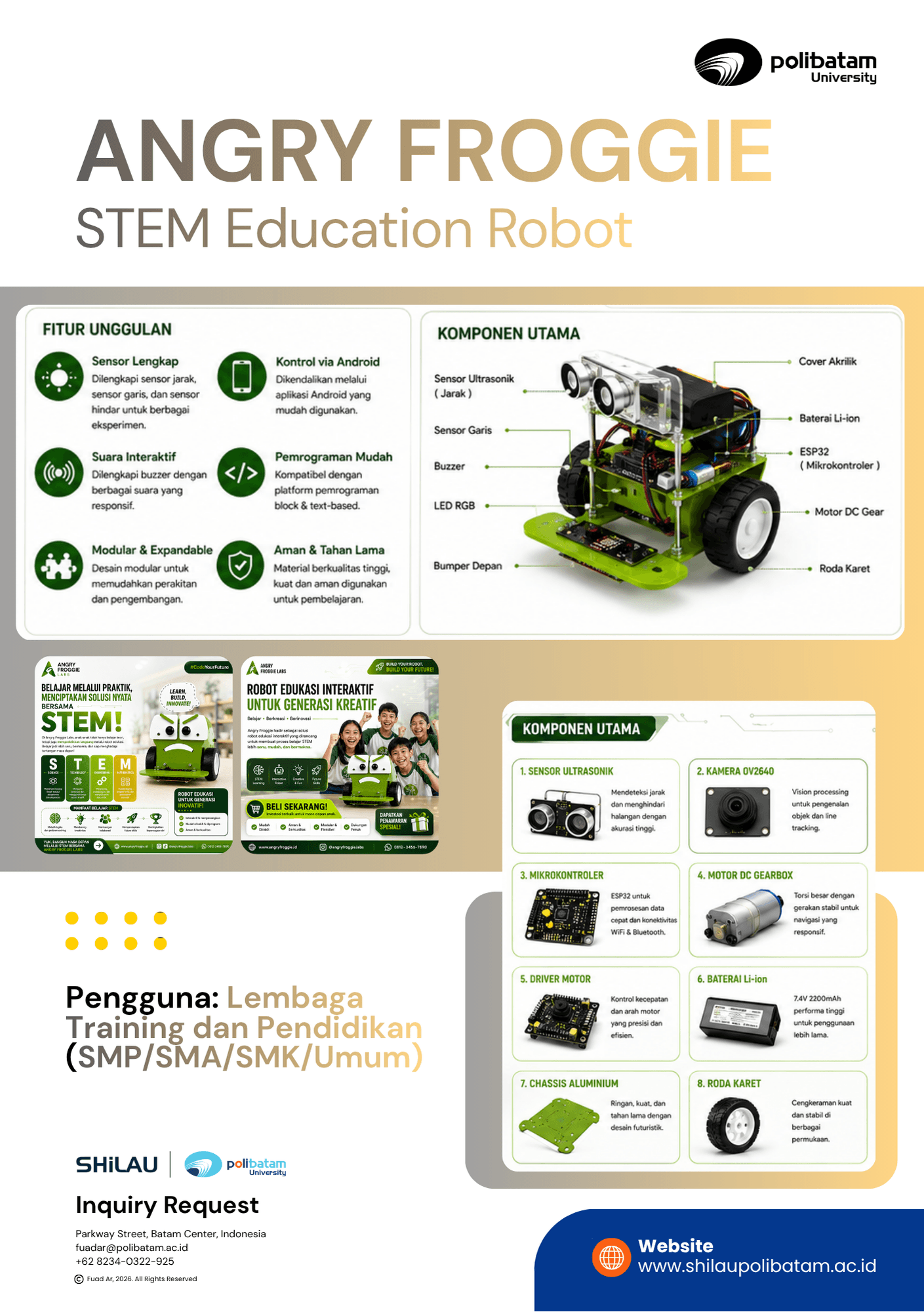 Angry Froggie - STEM Education Robot