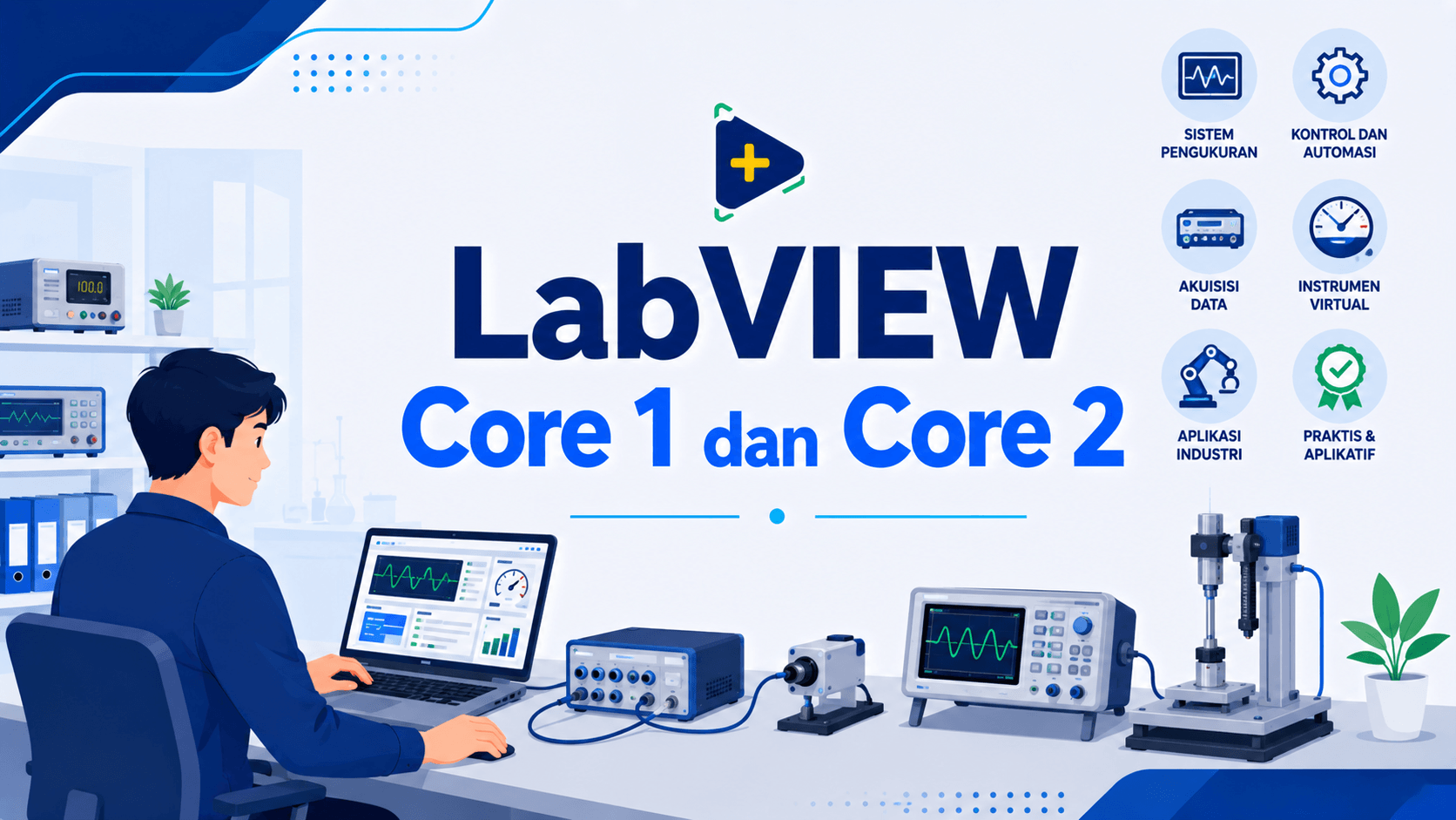 LabView Core 1 dan Core 2