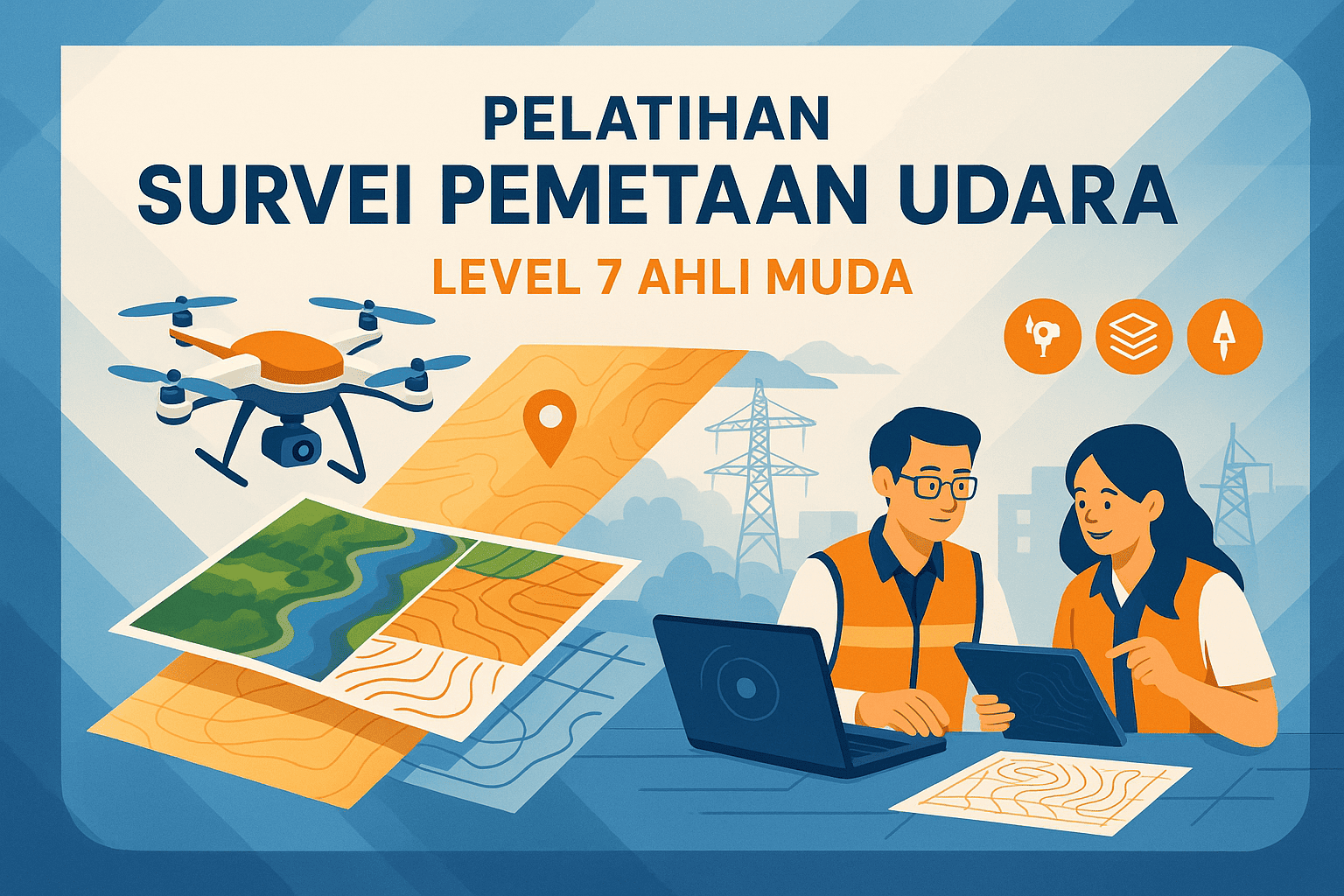 Survei Pemetaan Udara - Level 7 Ahli Muda