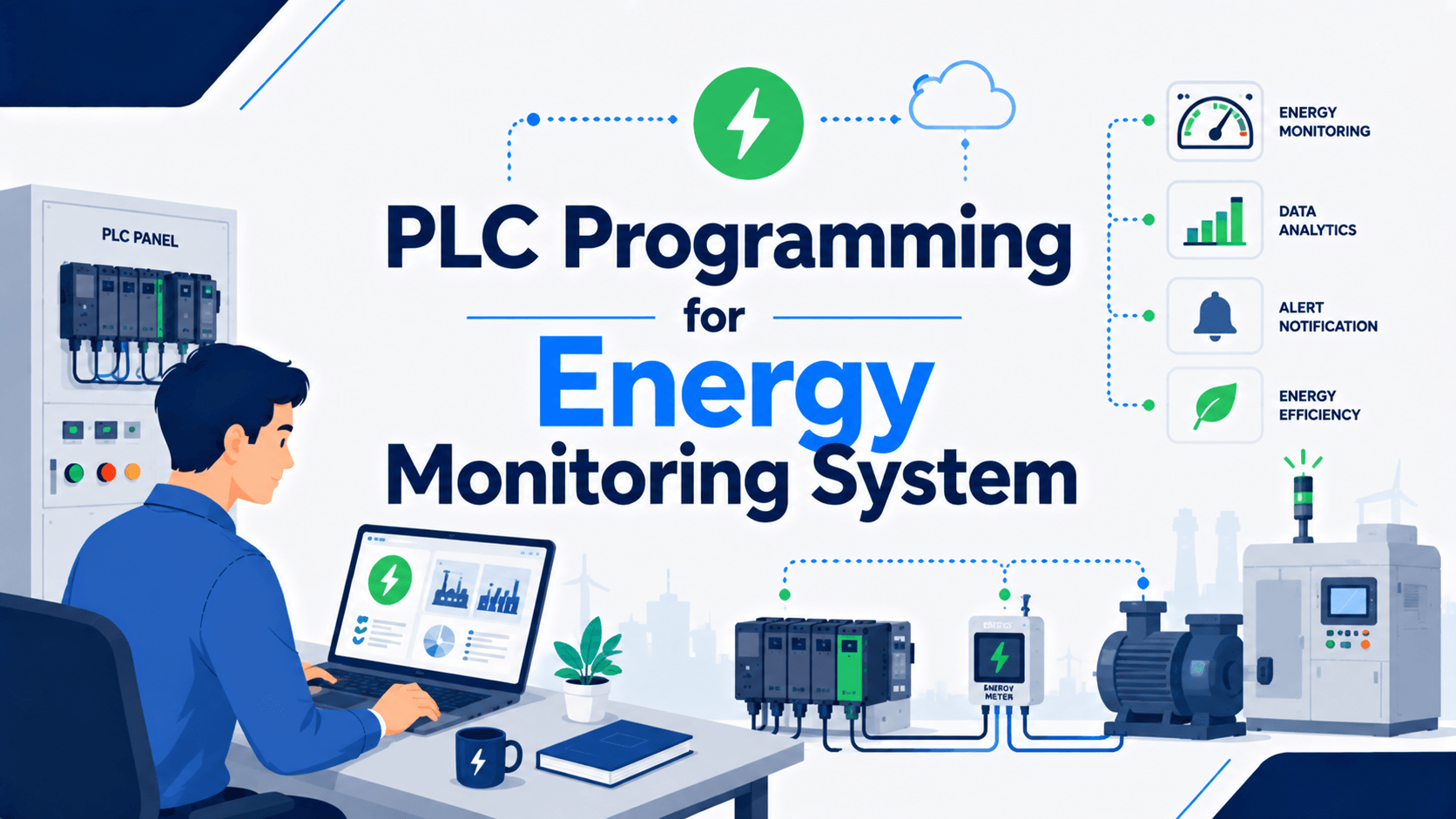 PLC Programming for Energy Monitoring System