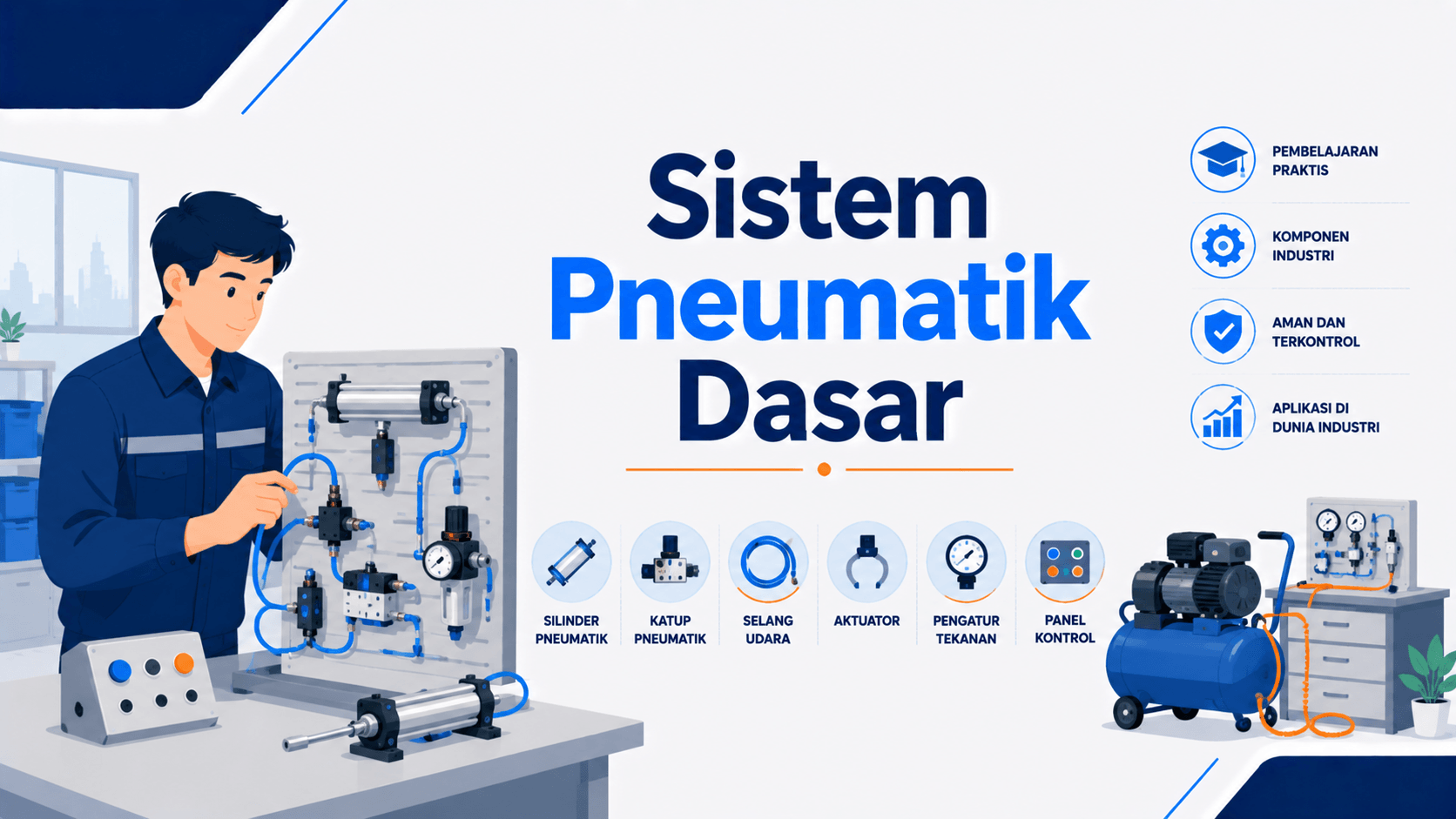 Sistem Pneumatik Dasar