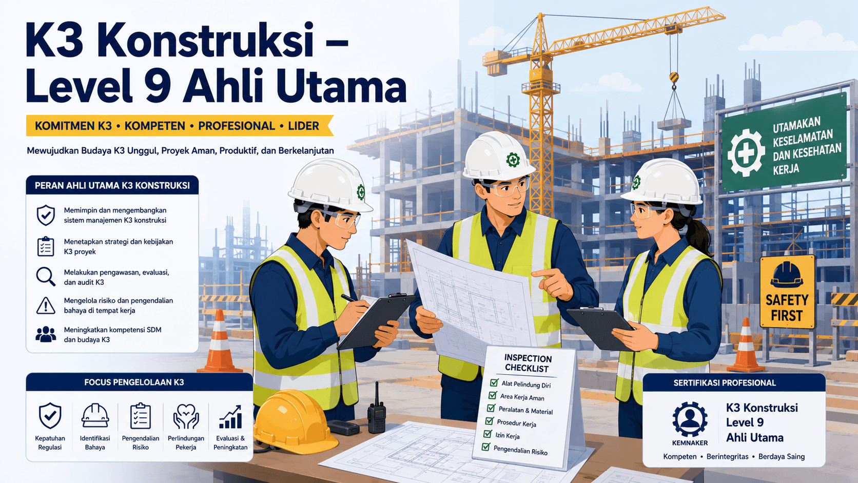 K3 Konstruksi - Level 9 Ahli Utama