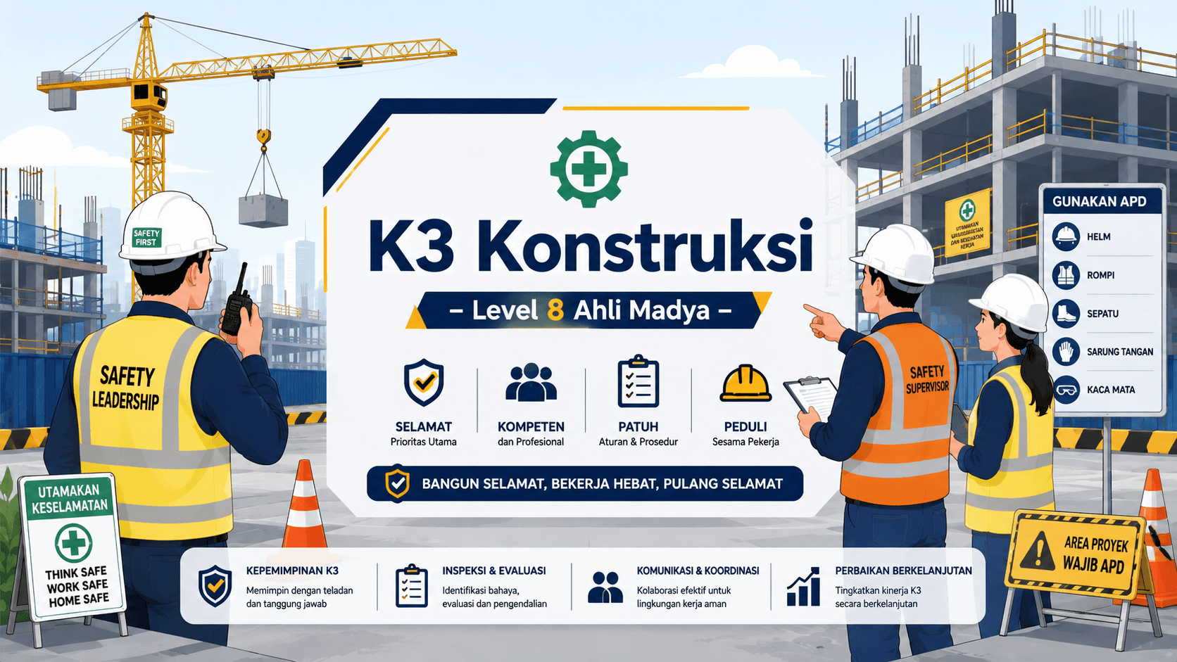 K3 Konstruksi - Level 8 Ahli Madya